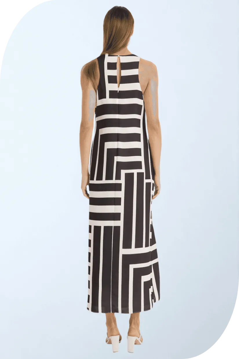 Donna Quincy Halter Maxi