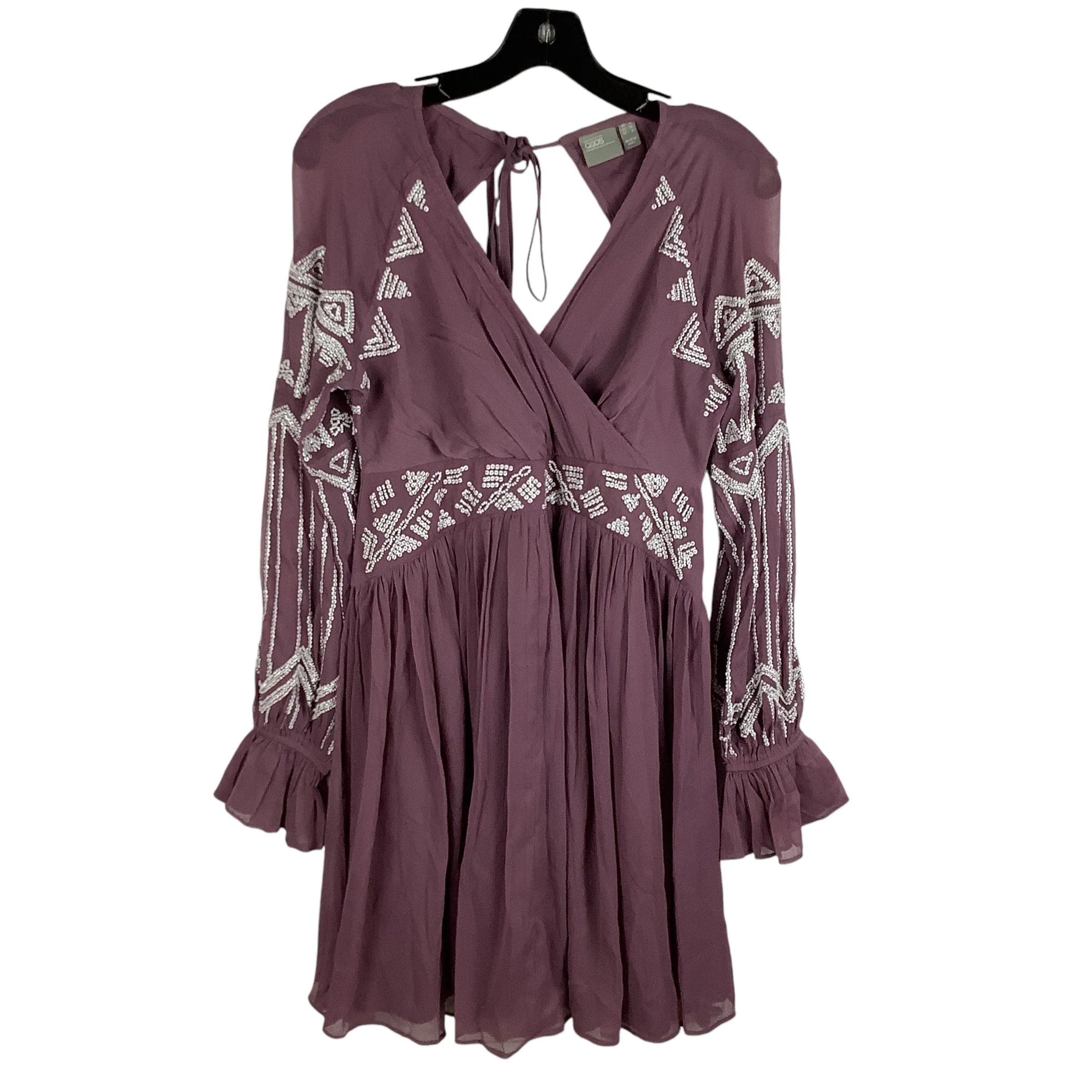 Dress Casual Short By Asos In Purple, Size: S