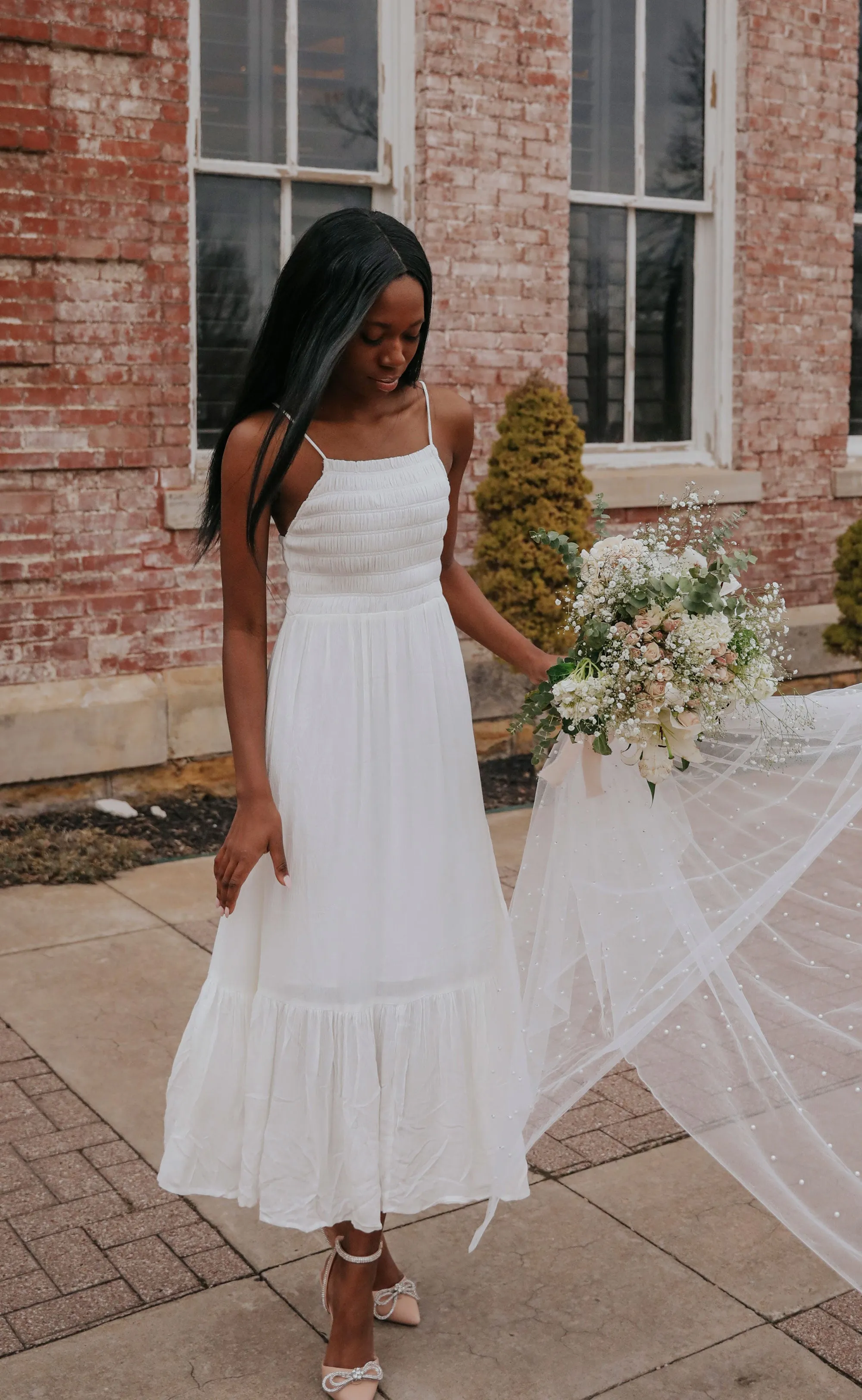 z supply: jazmin maxi dress - white